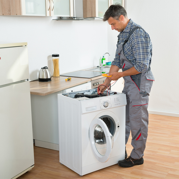 can you walk me through the steps of troubleshooting my washer issue in Creekside